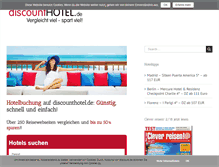 Tablet Screenshot of discounthotel.de